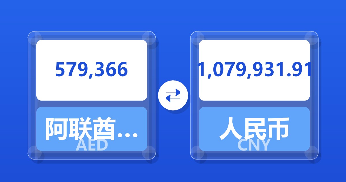 579,366阿联酋迪拉姆兑人民币