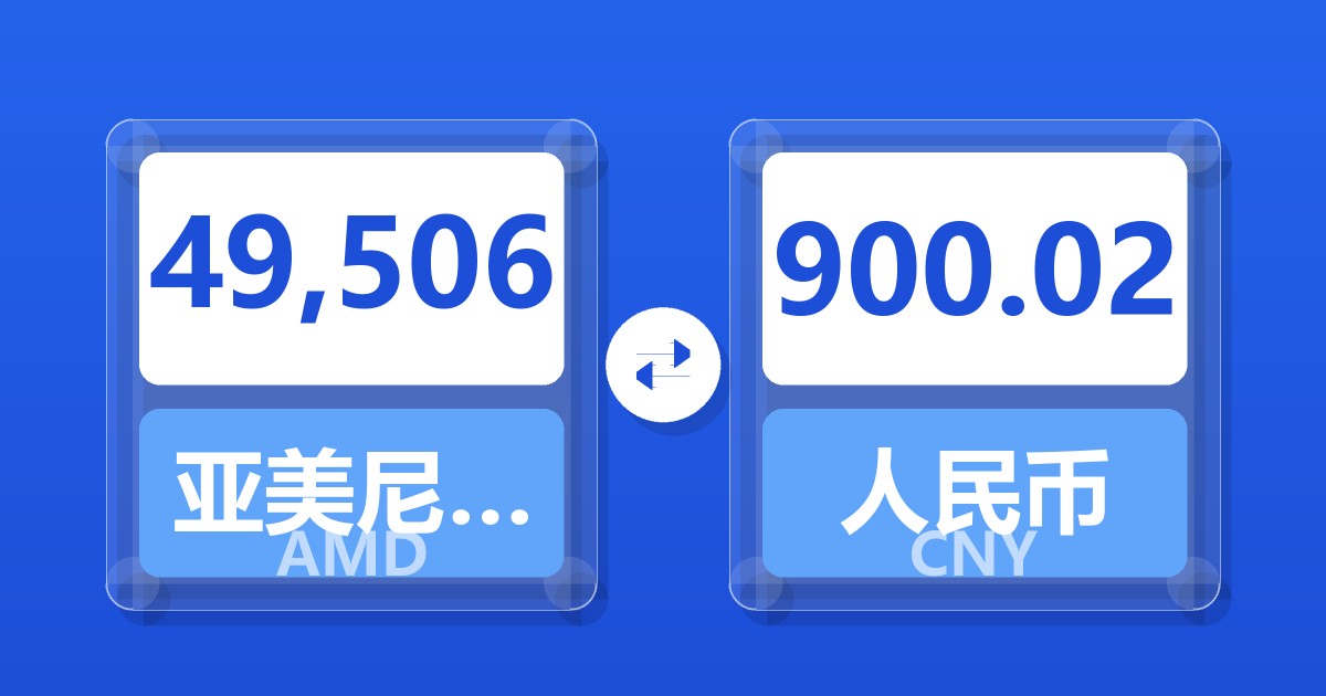 49,506亚美尼亚德拉姆兑人民币