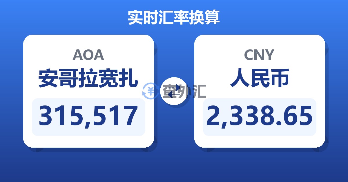 315,517安哥拉宽扎兑人民币