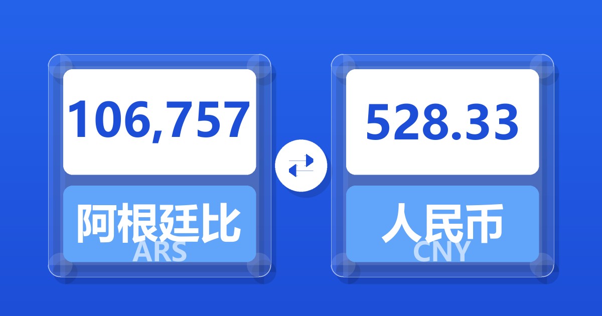 106,757阿根廷比索兑人民币