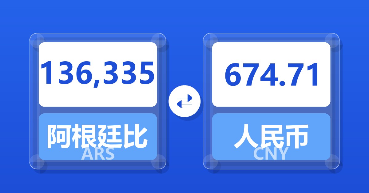 136,335阿根廷比索兑人民币