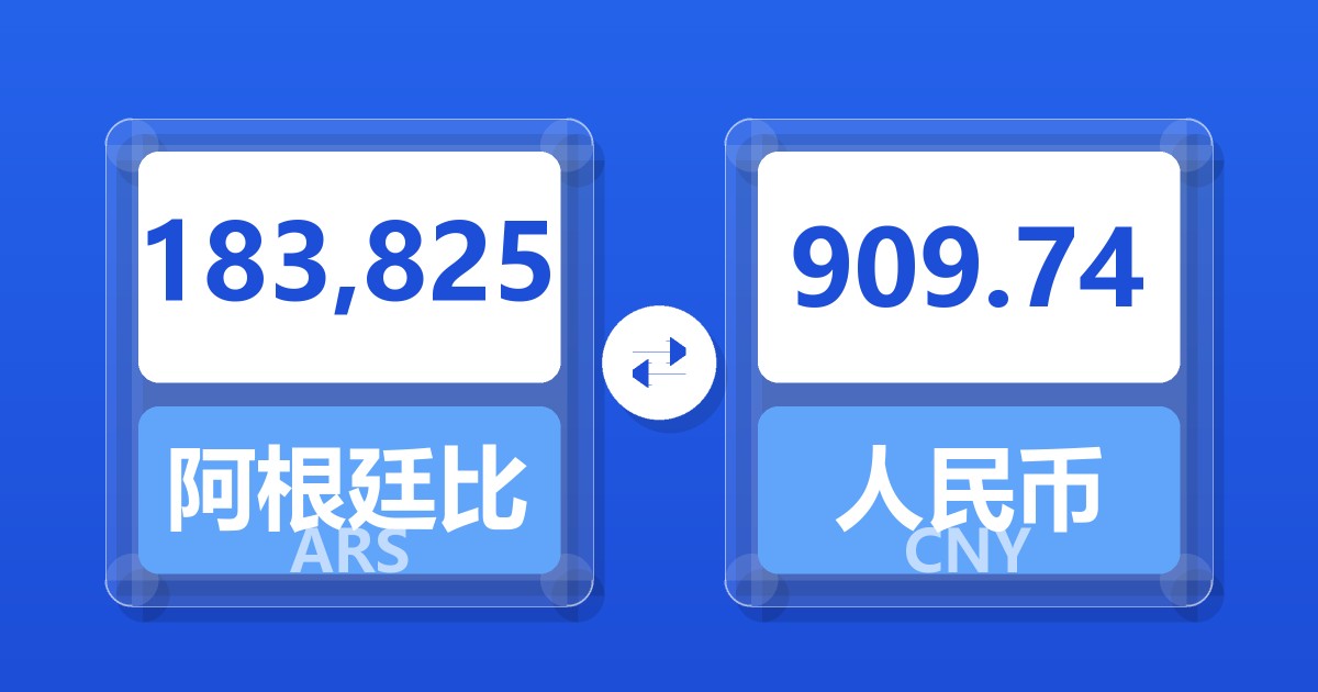 183,825阿根廷比索兑人民币