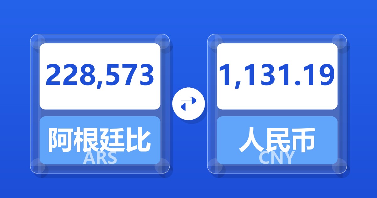 228,573阿根廷比索兑人民币