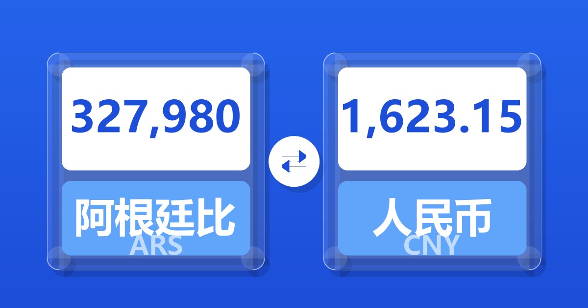 327,980阿根廷比索兑人民币