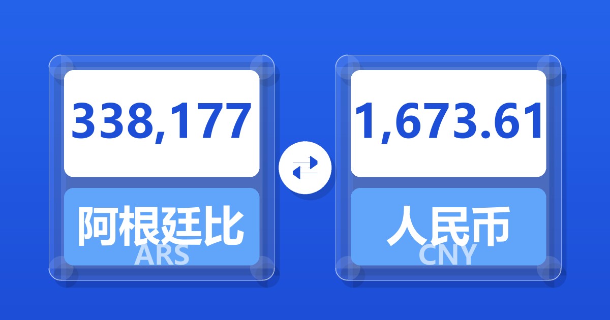 338,177阿根廷比索兑人民币