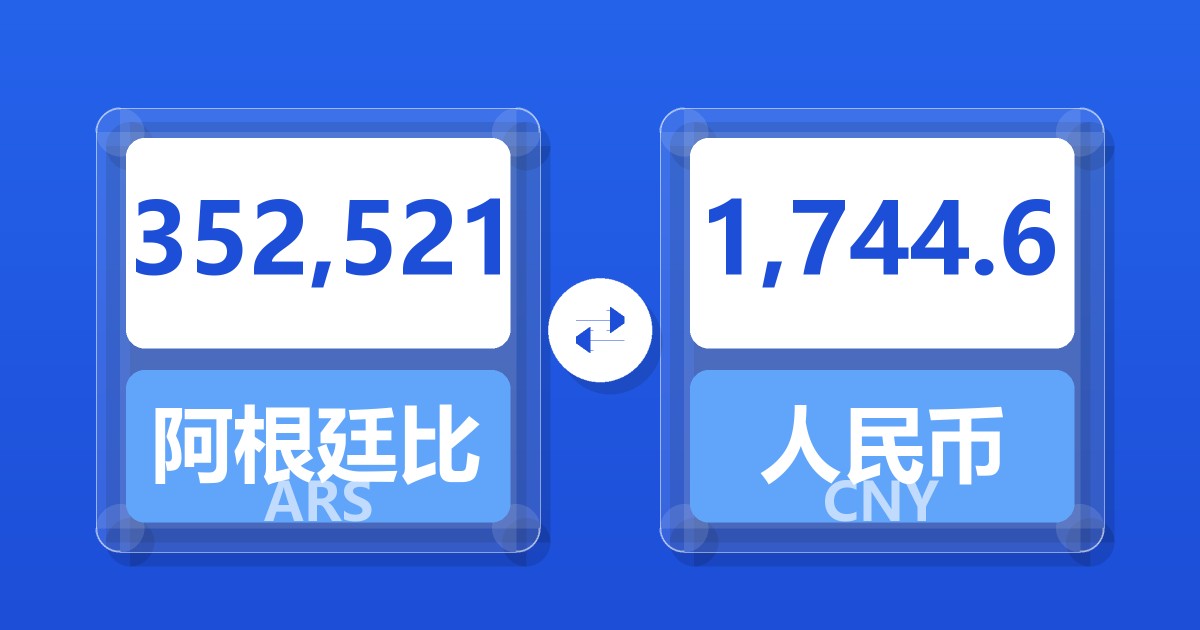 352,521阿根廷比索兑人民币