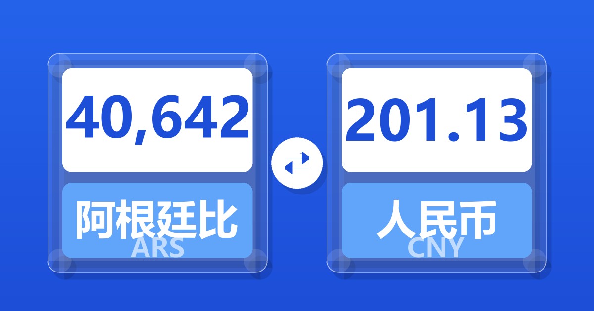 40,642阿根廷比索兑人民币