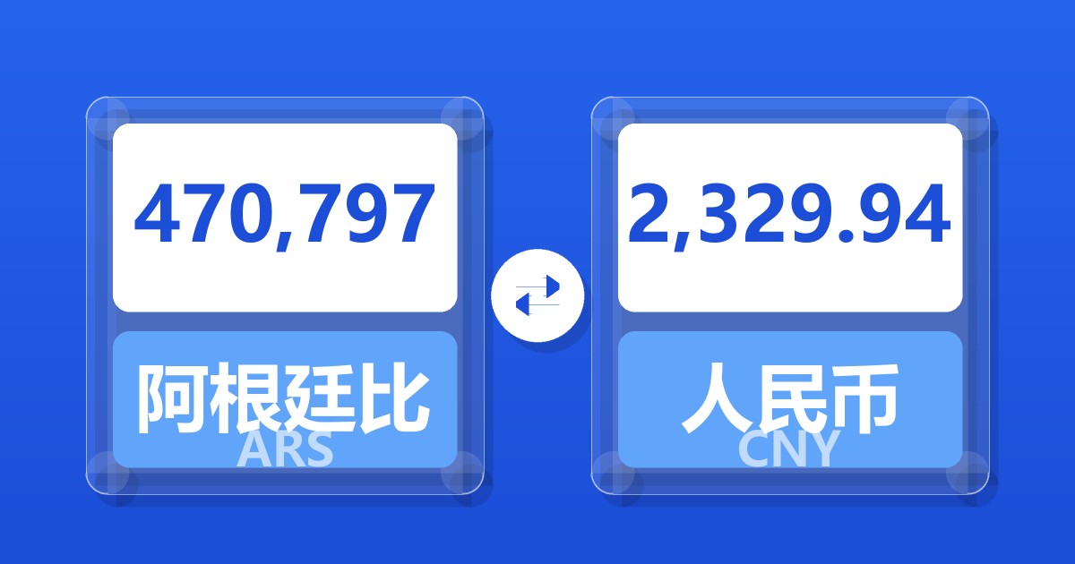 470,797阿根廷比索兑人民币
