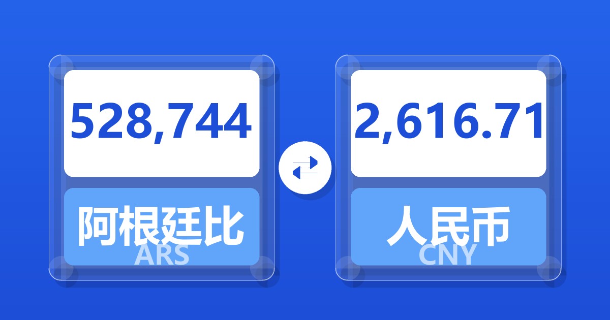528,744阿根廷比索兑人民币