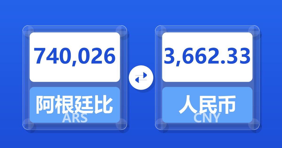 740,026阿根廷比索兑人民币