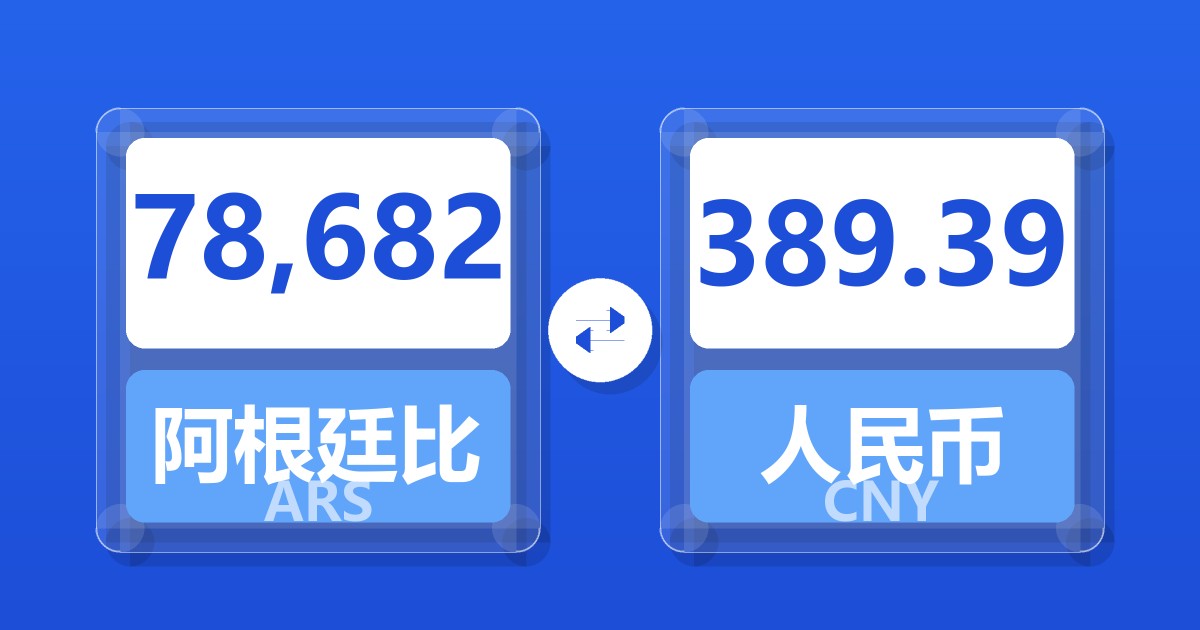 78,682阿根廷比索兑人民币