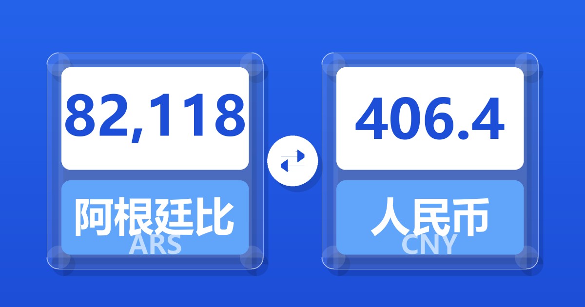82,118阿根廷比索兑人民币