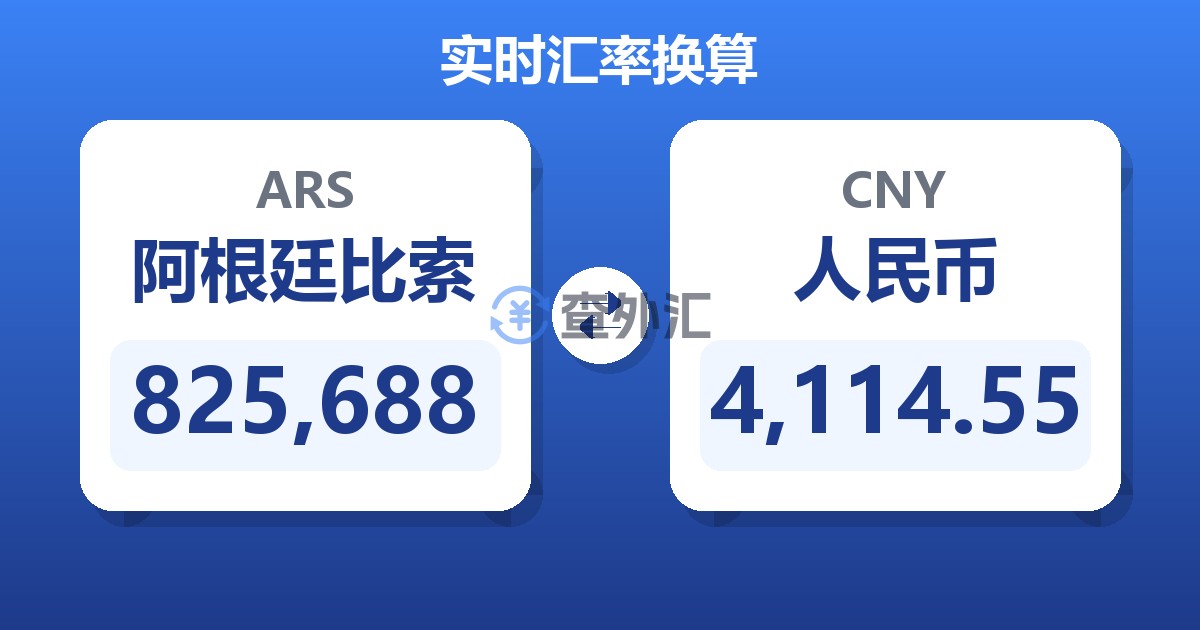 825,688阿根廷比索兑人民币