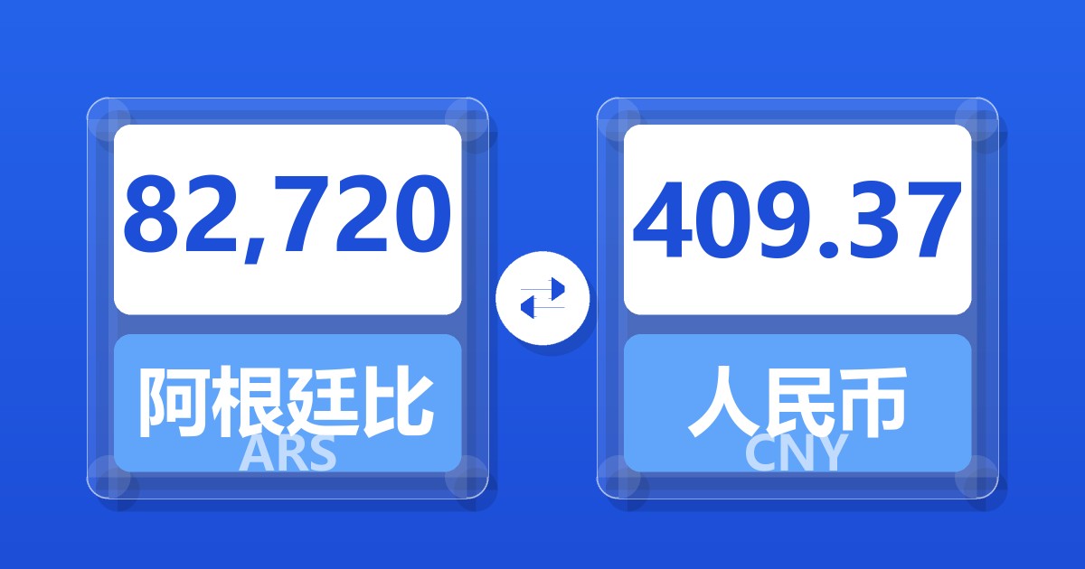 82,720阿根廷比索兑人民币