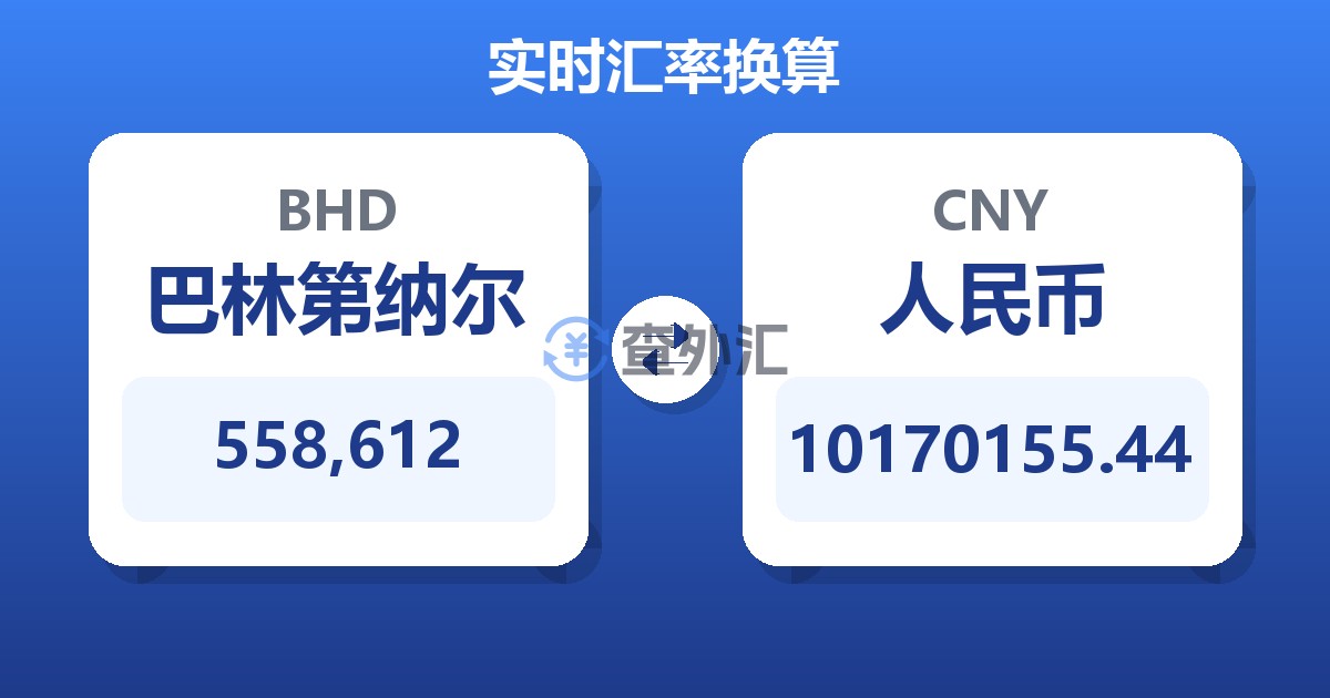 558,612巴林第纳尔兑人民币