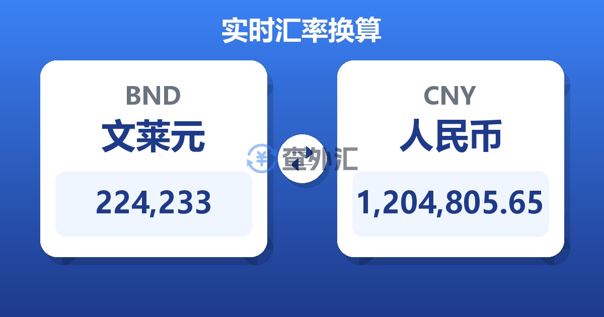 224,233文莱元兑人民币
