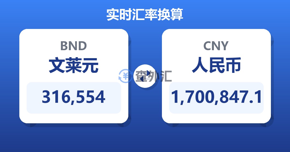 316,554文莱元兑人民币
