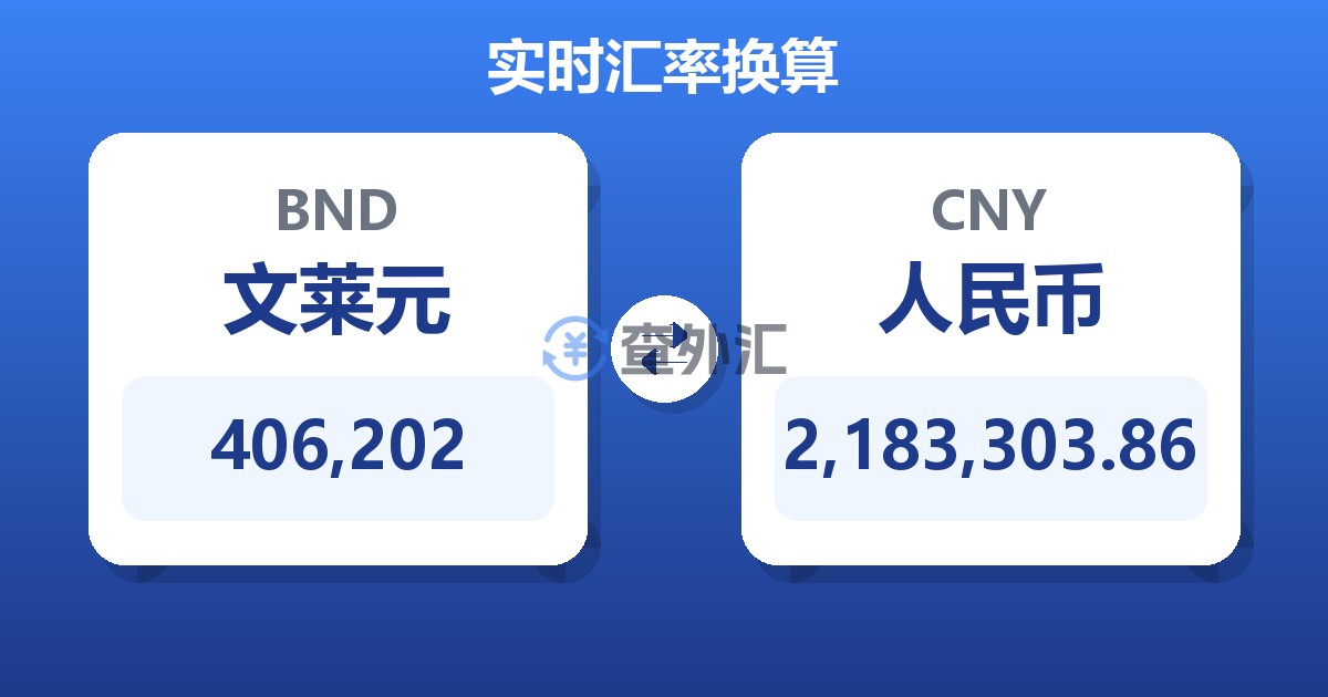 406,202文莱元兑人民币