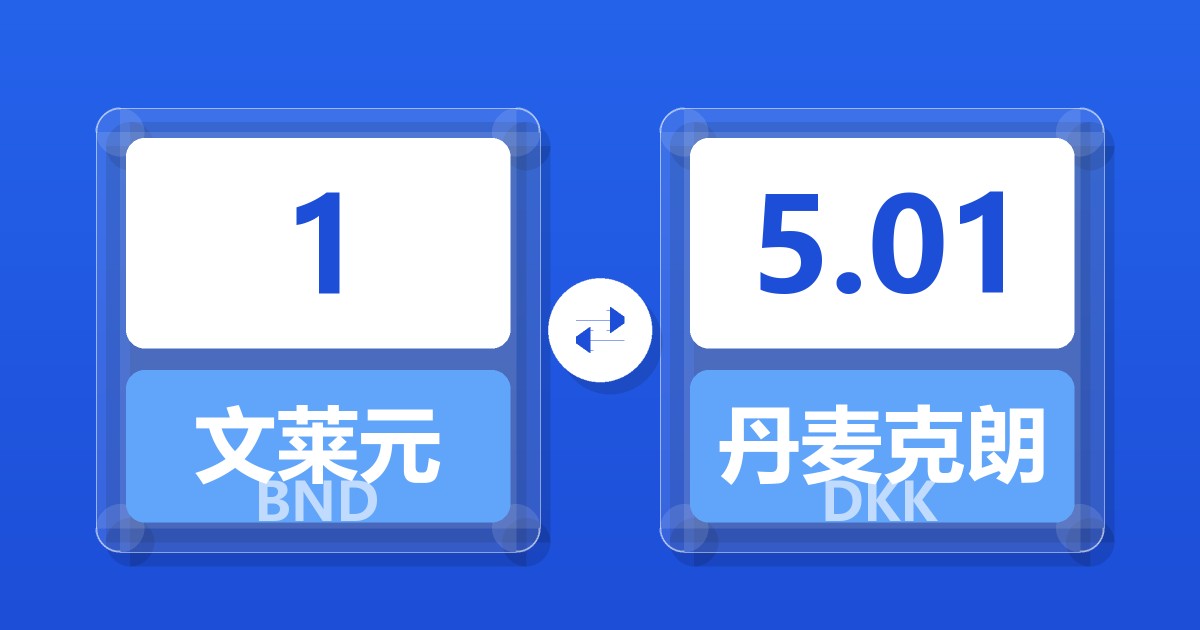 1文莱元兑丹麦克朗