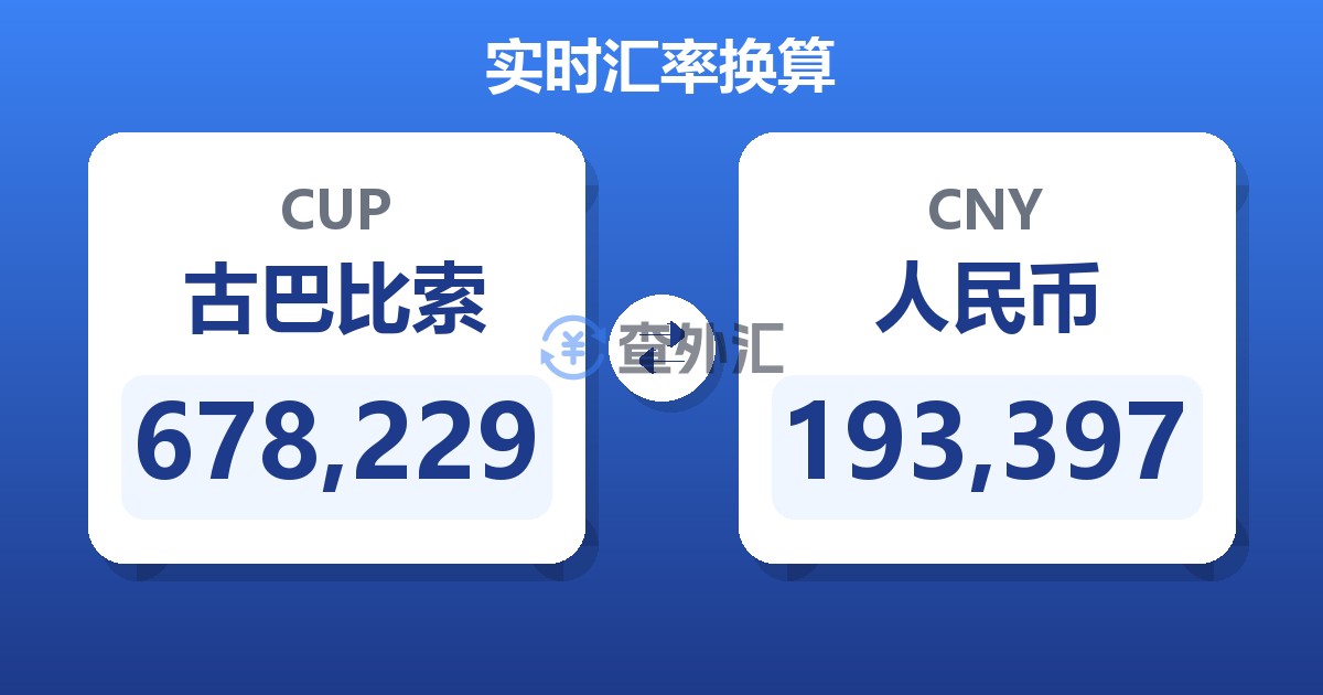 678,229古巴比索兑人民币