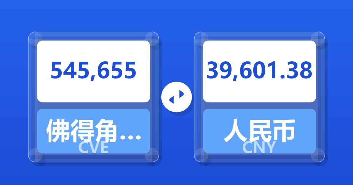 545,655佛得角埃斯库多兑人民币