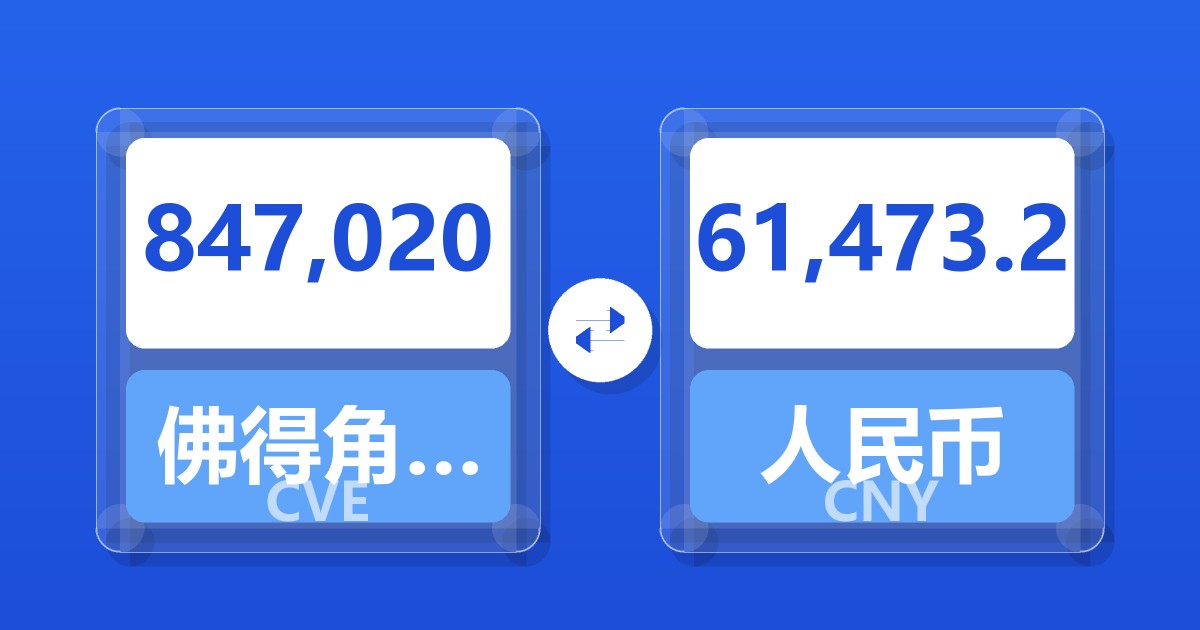847,020佛得角埃斯库多兑人民币