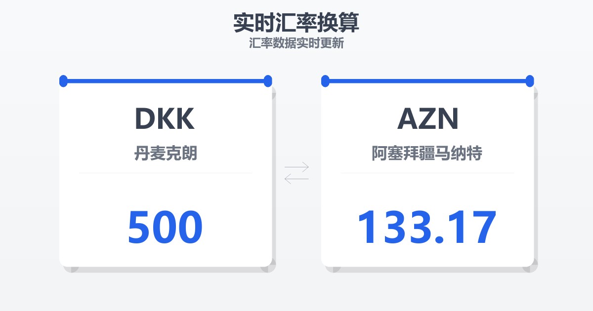 500丹麦克朗兑阿塞拜疆马纳特