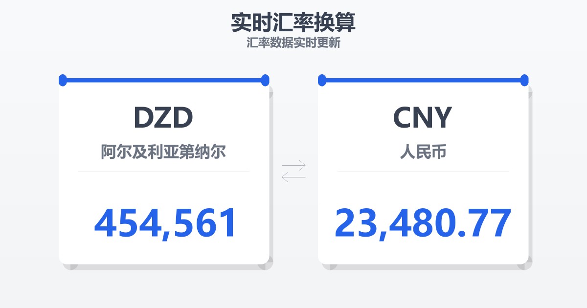 454,561阿尔及利亚第纳尔兑人民币