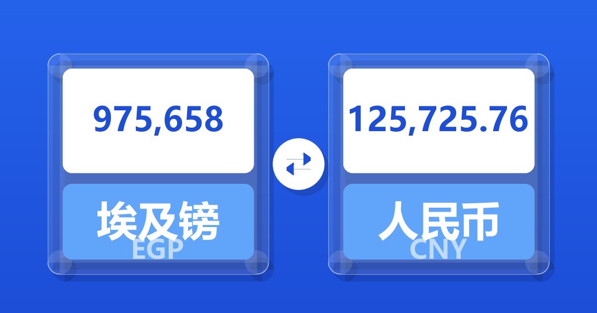 975,658埃及镑兑人民币