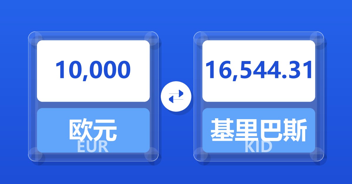 10,000欧元兑基里巴斯元