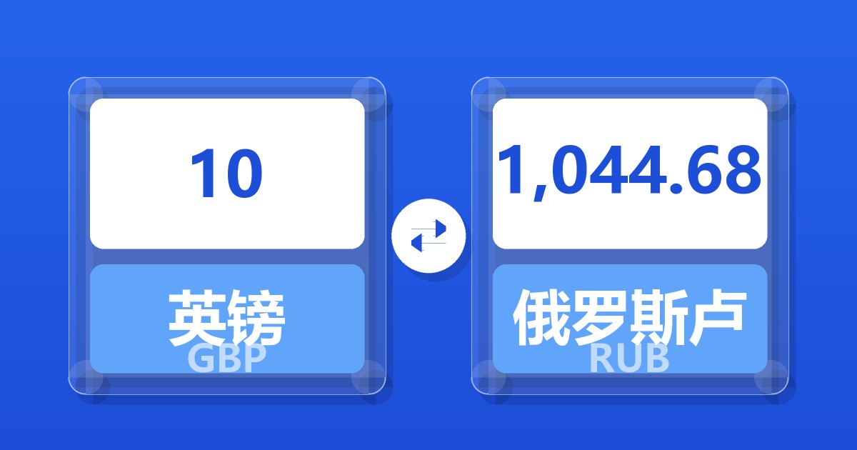 10英镑兑俄罗斯卢布