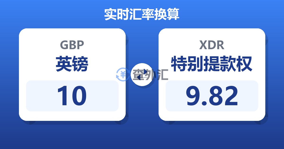 10英镑兑特别提款权