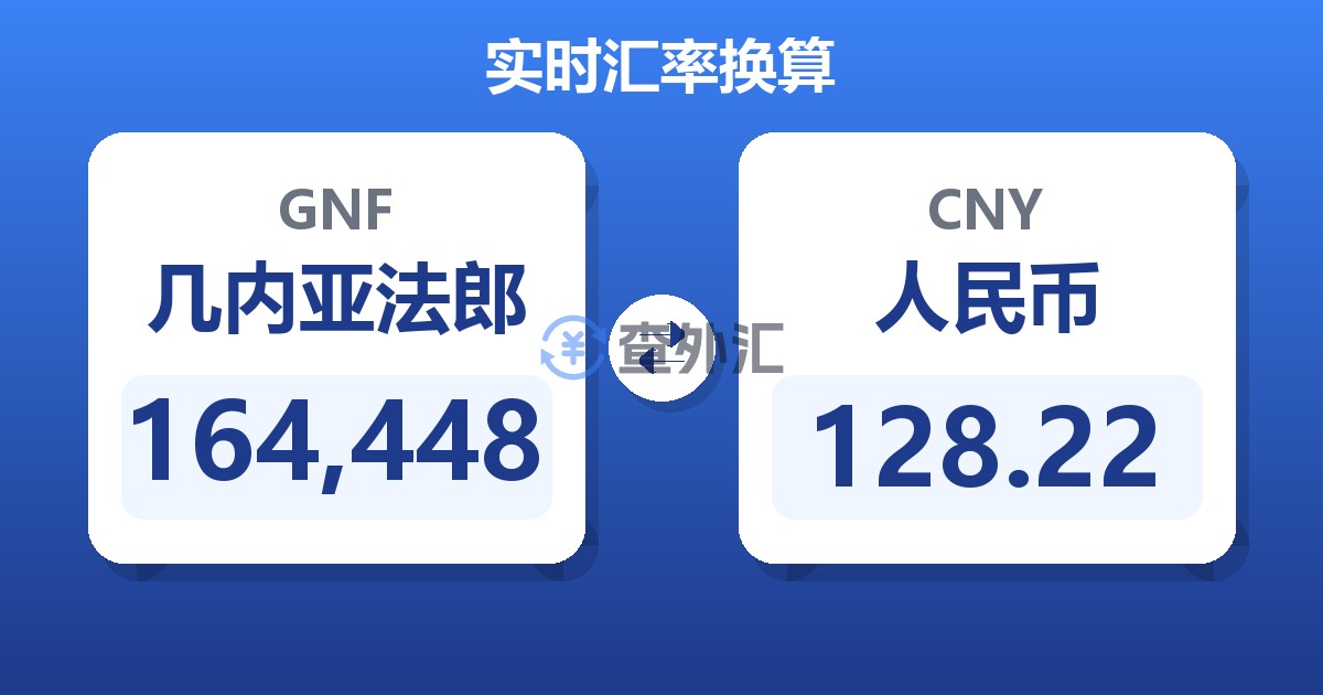 164,448几内亚法郎兑人民币