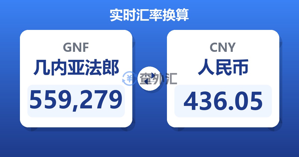 559,279几内亚法郎兑人民币