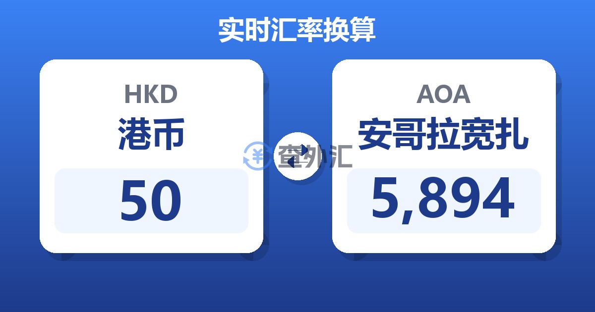 50港币兑安哥拉宽扎