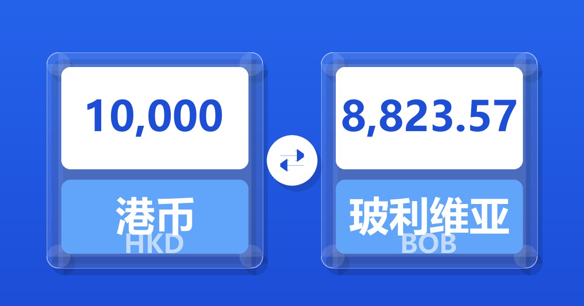 10,000港币兑玻利维亚诺