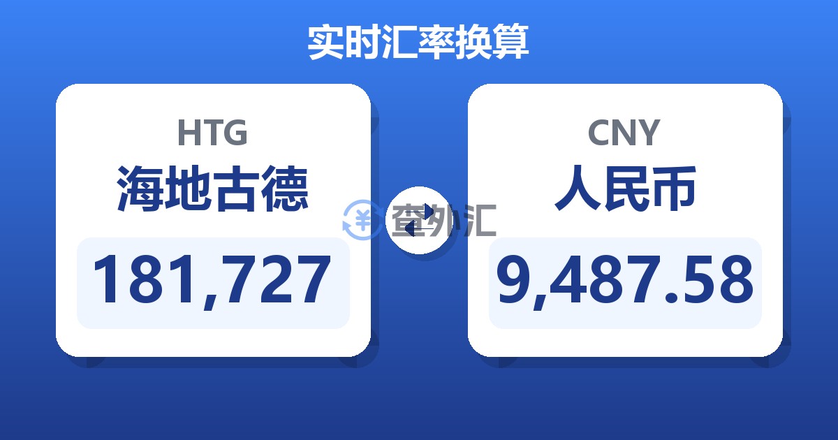 181,727海地古德兑人民币