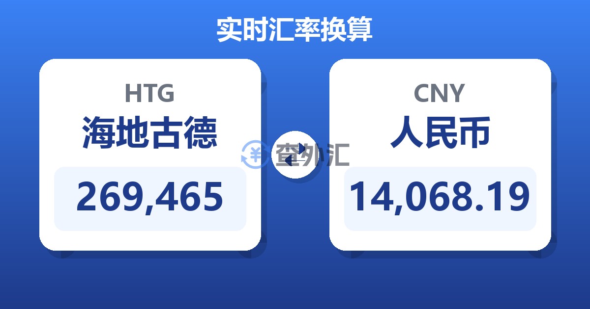 269,465海地古德兑人民币
