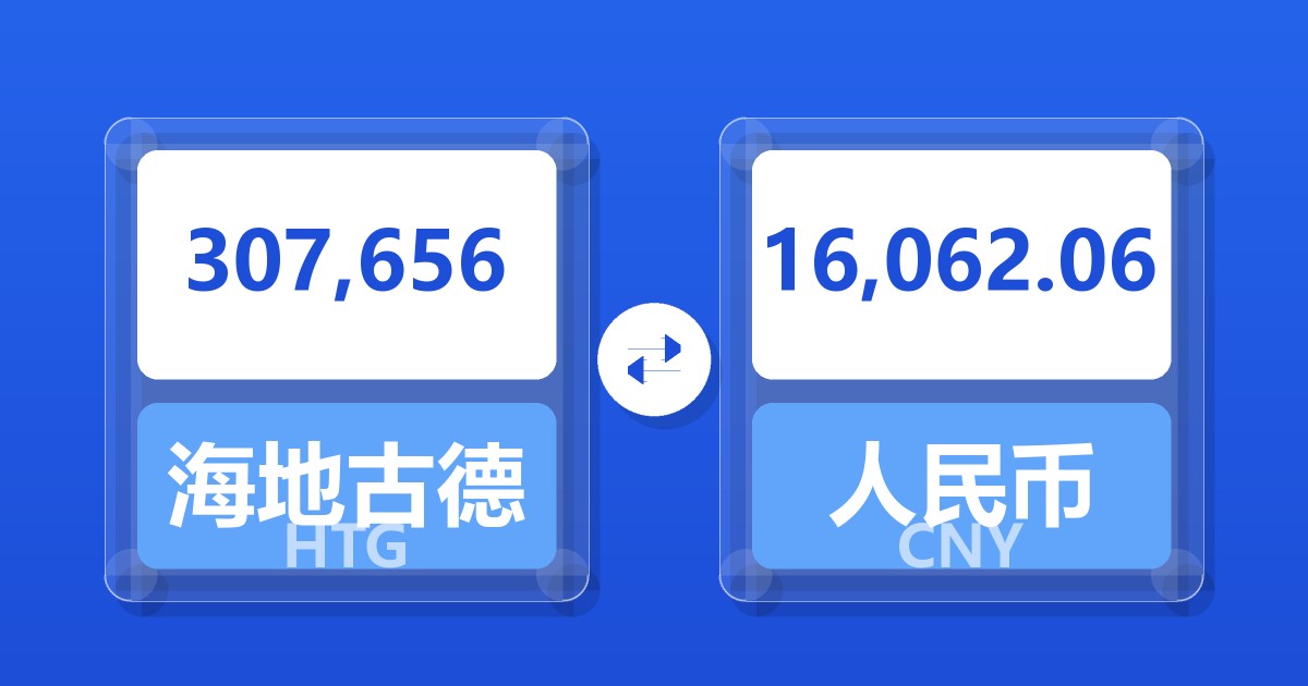 307,656海地古德兑人民币