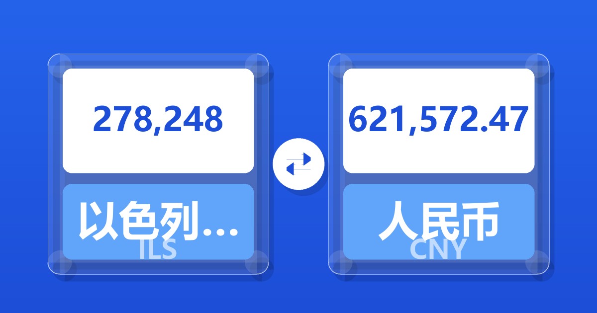 278,248以色列新谢克尔兑人民币
