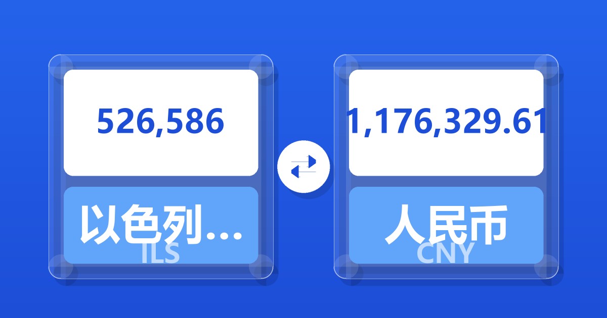 526,586以色列新谢克尔兑人民币