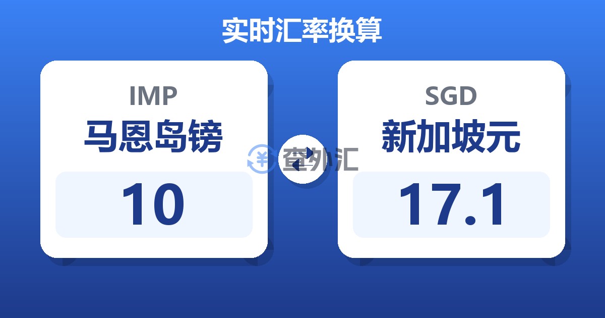 10马恩岛镑兑新加坡元