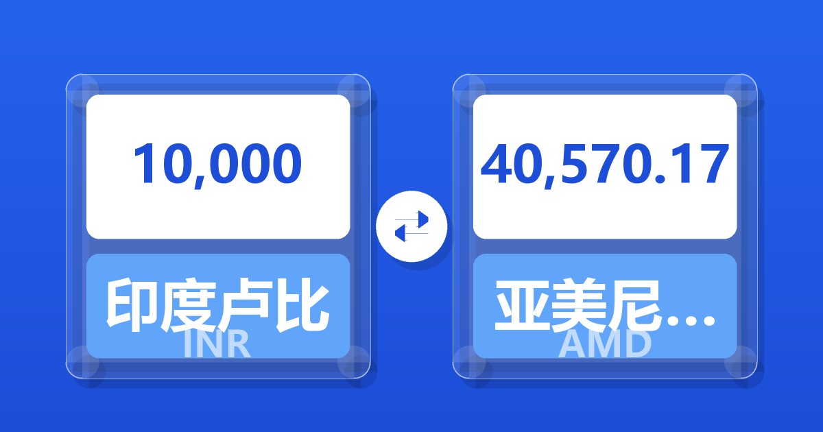10,000印度卢比兑亚美尼亚德拉姆