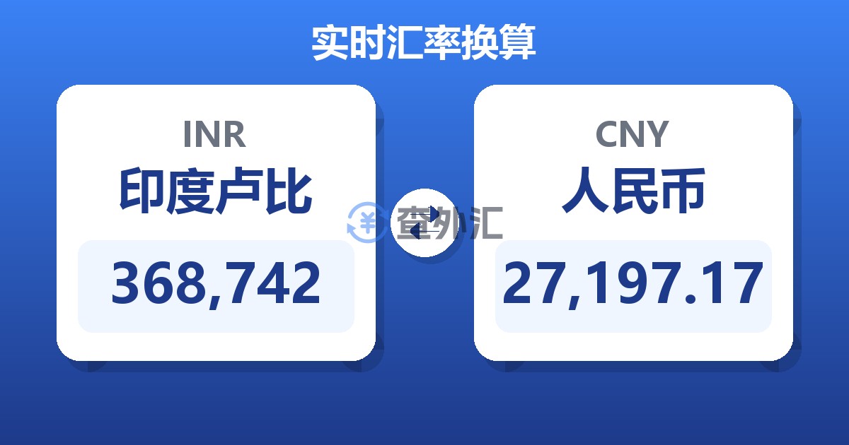 368,742印度卢比兑人民币
