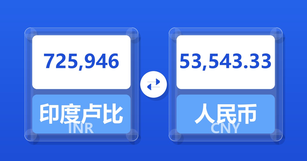 725,946印度卢比兑人民币