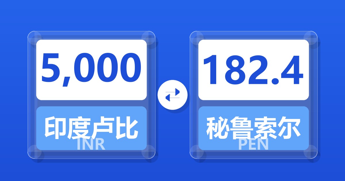 5,000印度卢比兑秘鲁索尔