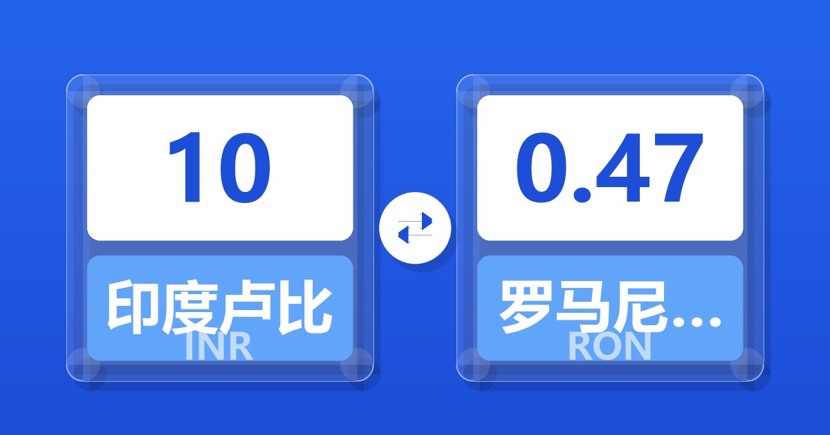 10印度卢比兑罗马尼亚列伊