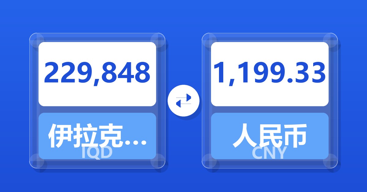 229,848伊拉克第纳尔兑人民币