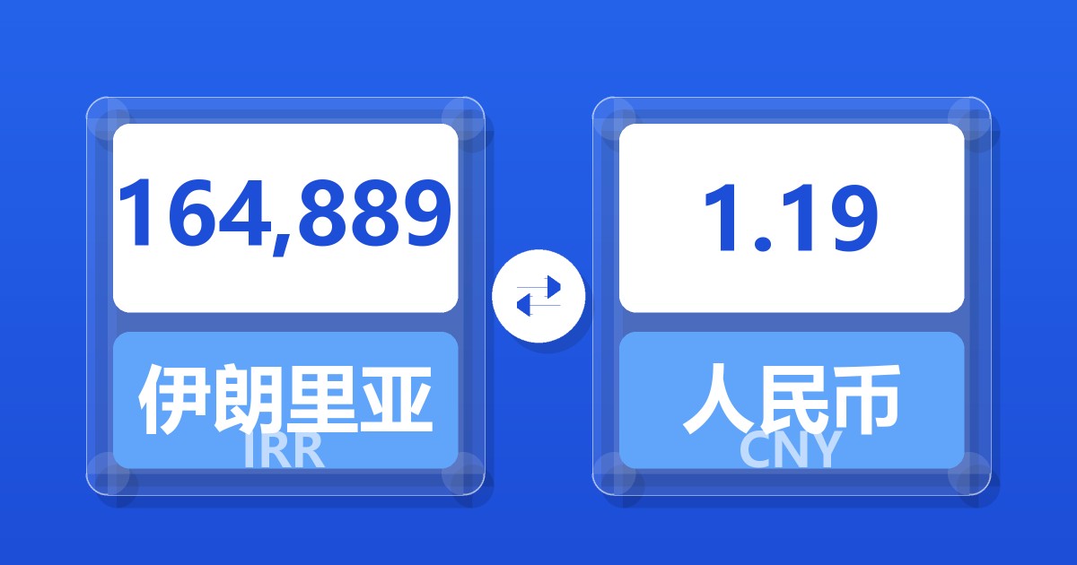 164,889伊朗里亚尔兑人民币