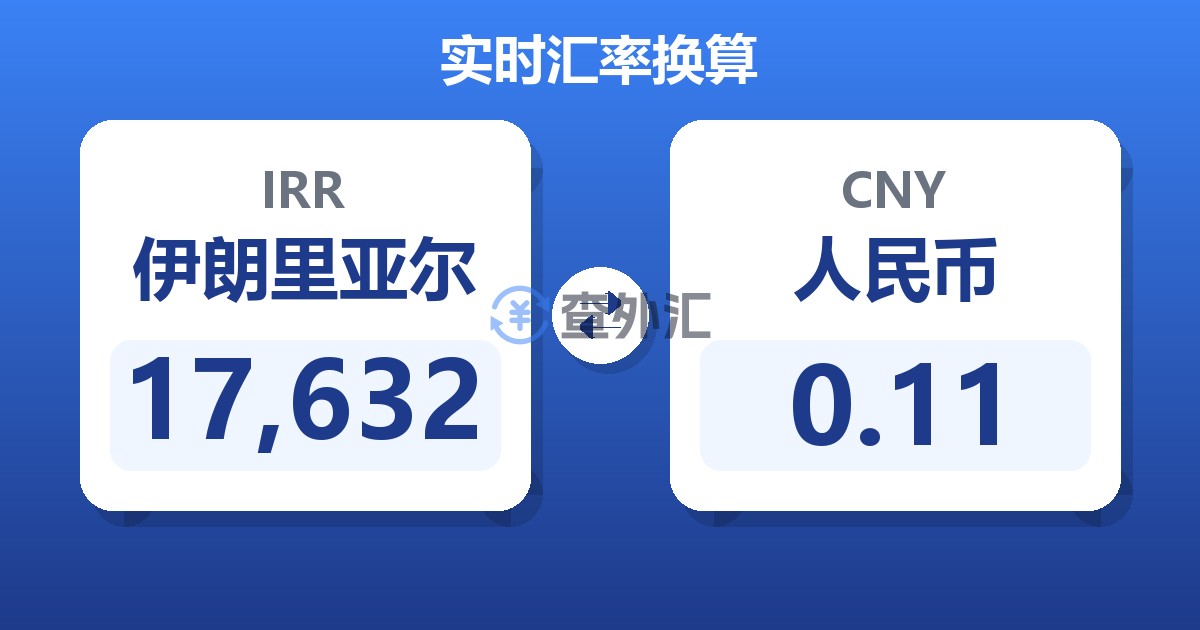17,632伊朗里亚尔兑人民币